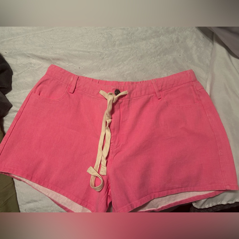 Double Zero High Waist Pink Women's Shorts